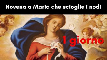 Novena potente a Maria che scioglie i nodi-primo giorno