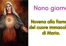 Novena alla fiamma del cuore immacolato di Maria - nono Giorno
