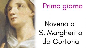 Novena a s Margherita da Cortona - Primo Giorno